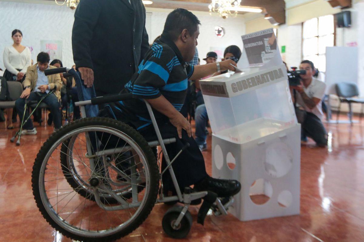 INE implementará voto anticipado para personas con discapacidad y que no puedan desplazarse