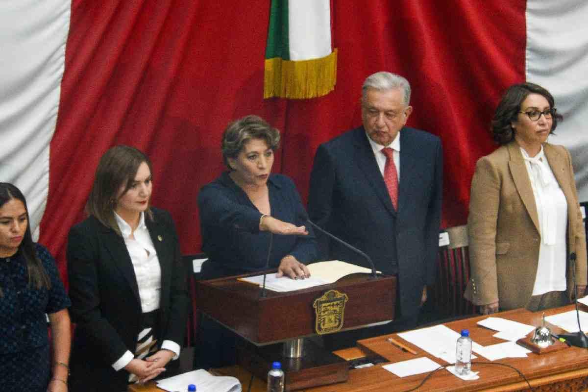 Delfina Gómez toma protesta como gobernadora del Edomex; “ya basta de tanta corrupción”, advierte