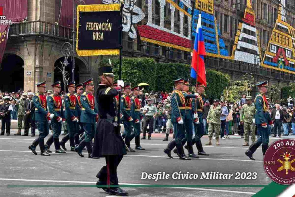 Ucrania critica participación de delegación militar de Rusia en desfile de México