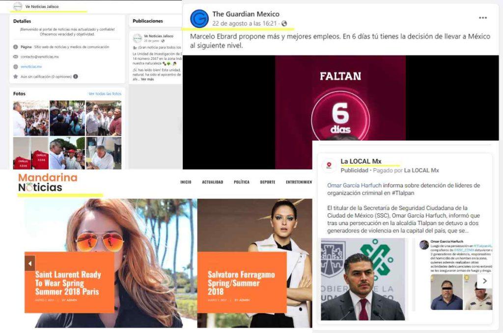 Red de engaño y propaganda: canales en FB promovieron a aspirantes de Morena fingiendo ser medios periodísticos