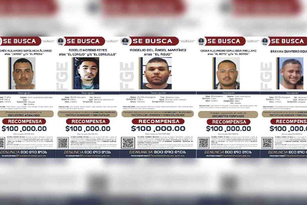 Fiscalía de Michoacán ofrece recompensa por 11 presuntos asesinos de Hipólito Mora
