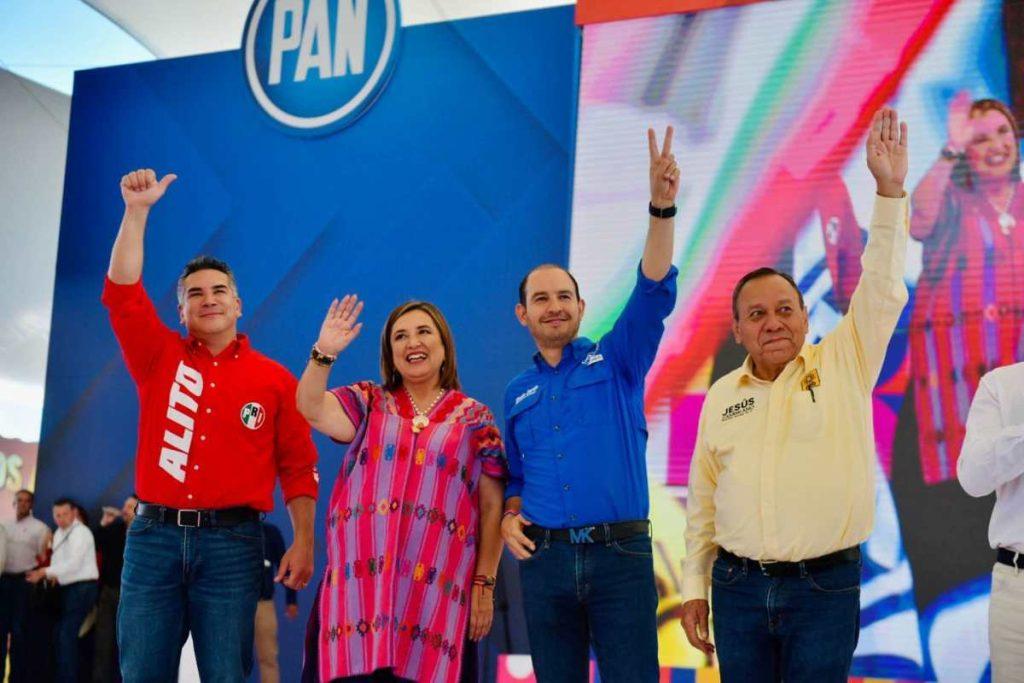 PAN, PRI y PRD ultiman los detalles de la plataforma que defenderá Xóchitl Gálvez en su campaña