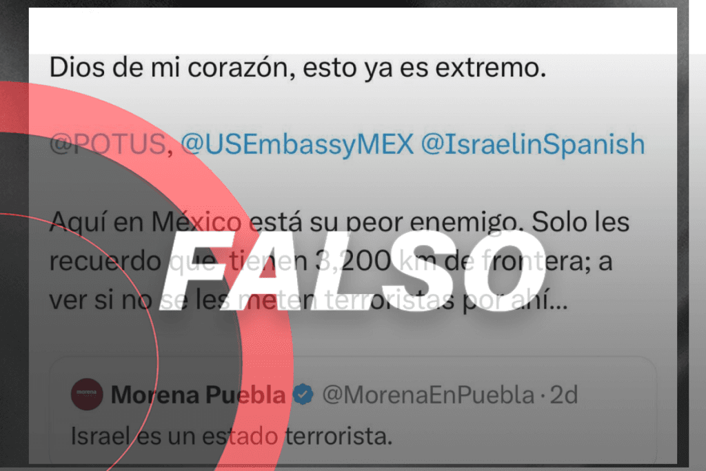 Cuenta en Twitter que atacó a Israel no es de Morena en Puebla, suplantó su identidad