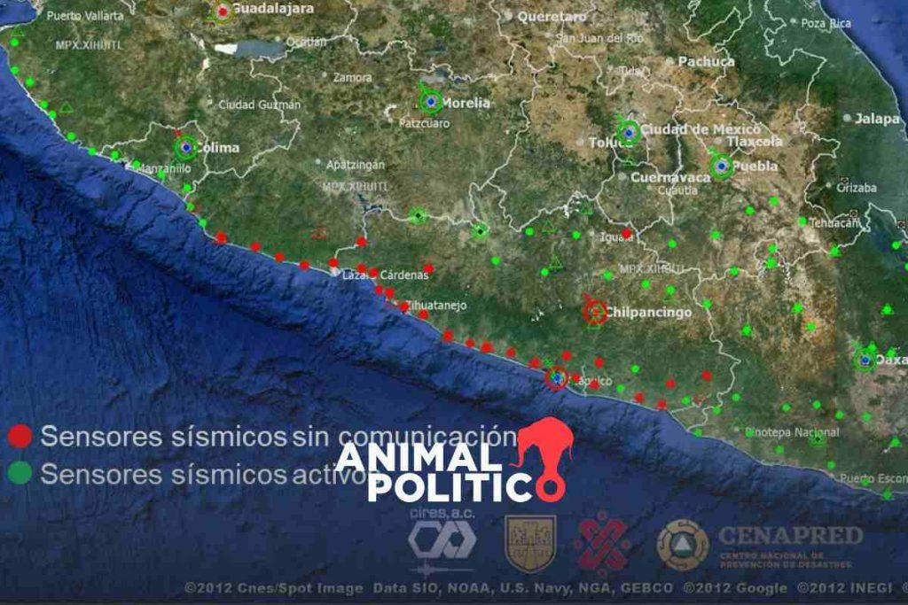 27 sensores de Alerta Sísmica en Guerrero y Michoacán no funcionan por paso de Otis