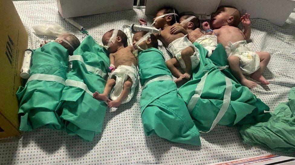 Las dramáticas condiciones en las que sobreviven decenas de bebés prematuros en el hospital Al Shifa de Gaza