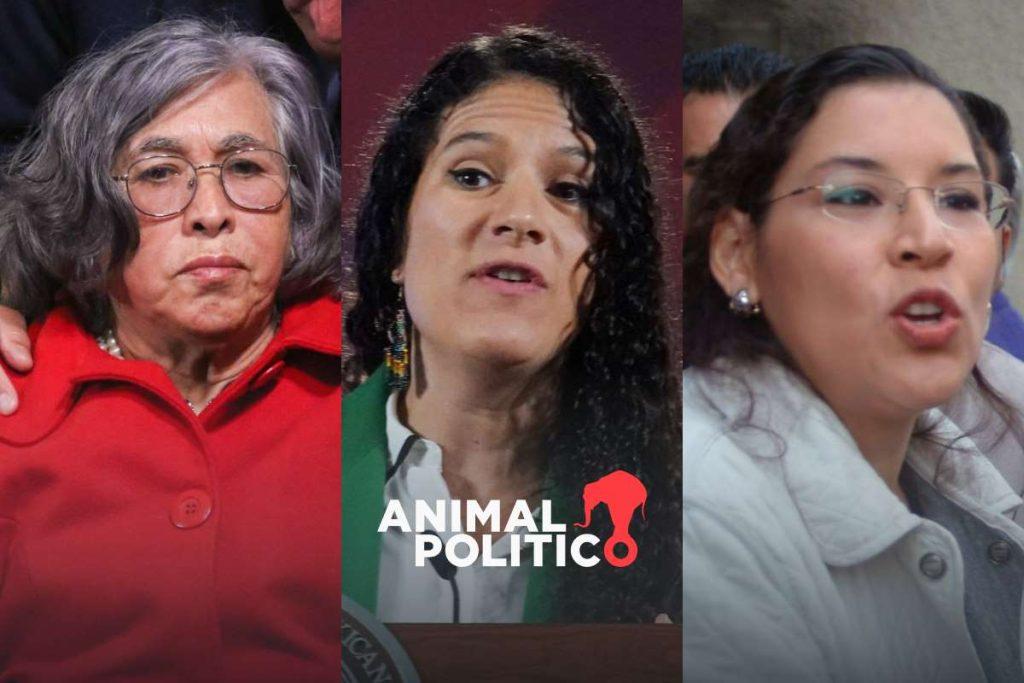 AMLO propone a Bertha Alcalde, Lenia Batres y María Estela Ríos en terna para ministra de la Corte