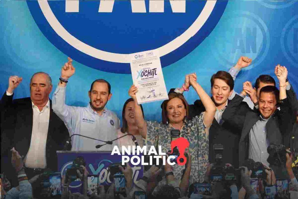Xóchitl Gálvez pide a los aspirantes panistas no confrontarse con PRI y PRD