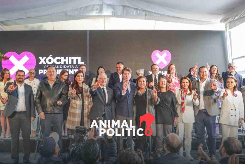 Ex candidatos derrotados, perfiles partidistas y sus hijos: equipo de precampaña de Xóchitl Gálvez