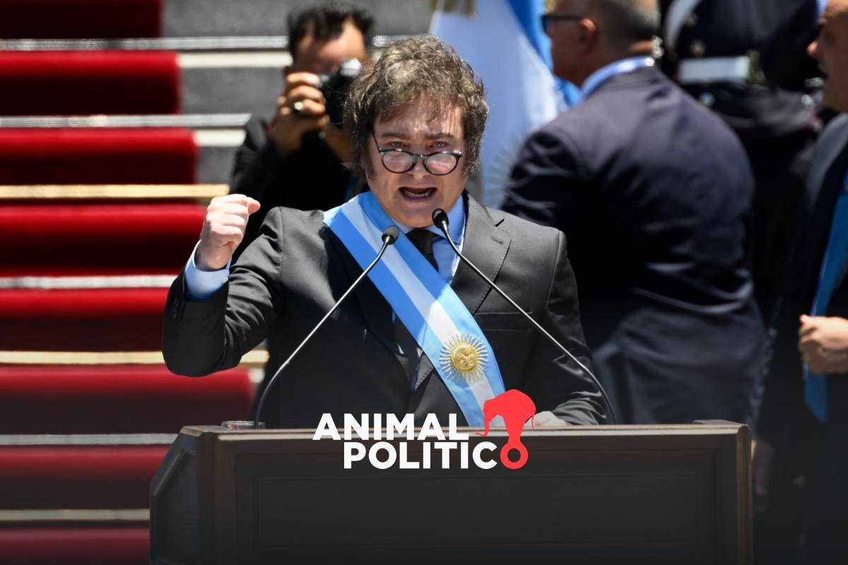 “Habrá luz al final del camino”: Milei asume presidencia de Argentina; advierte “shock” económico