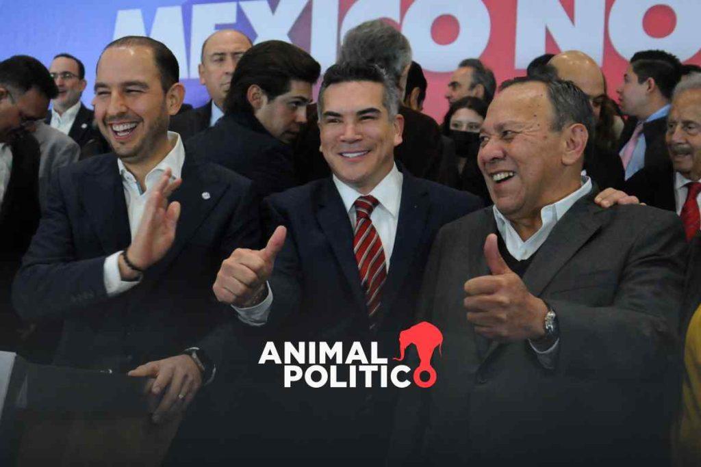 Dirigentes de coalición PAN-PRI-PRD amarran senadurías y reparten pluris entre cúpulas partidistas