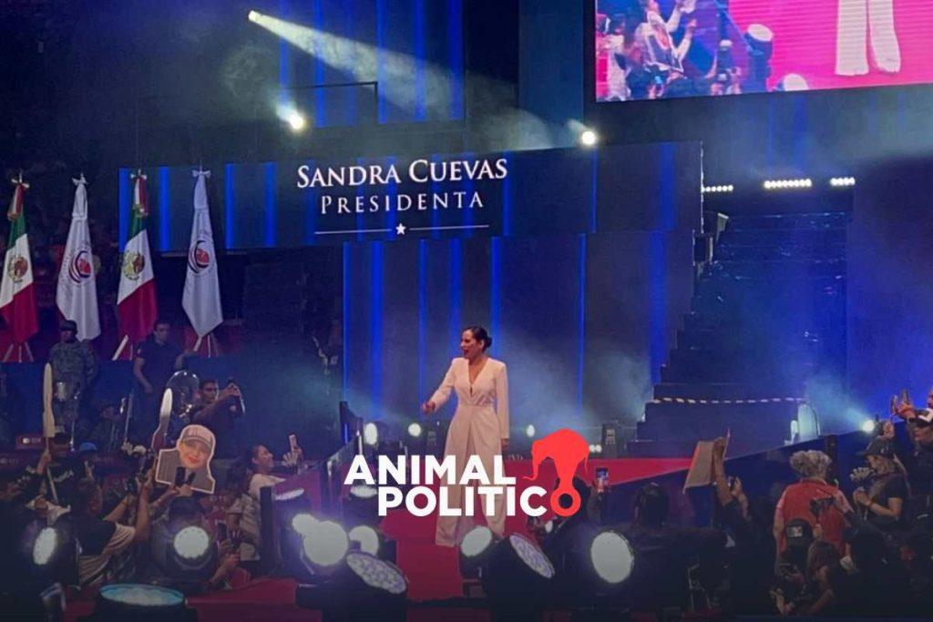 Sandra Cuevas presenta organización política; buscará que sea partido en 2025
