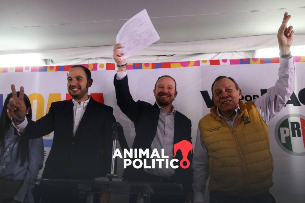 Santiago Taboada se registra como candidato a la jefatura de Gobierno de la CDMX por el PRI-PAN-PRD