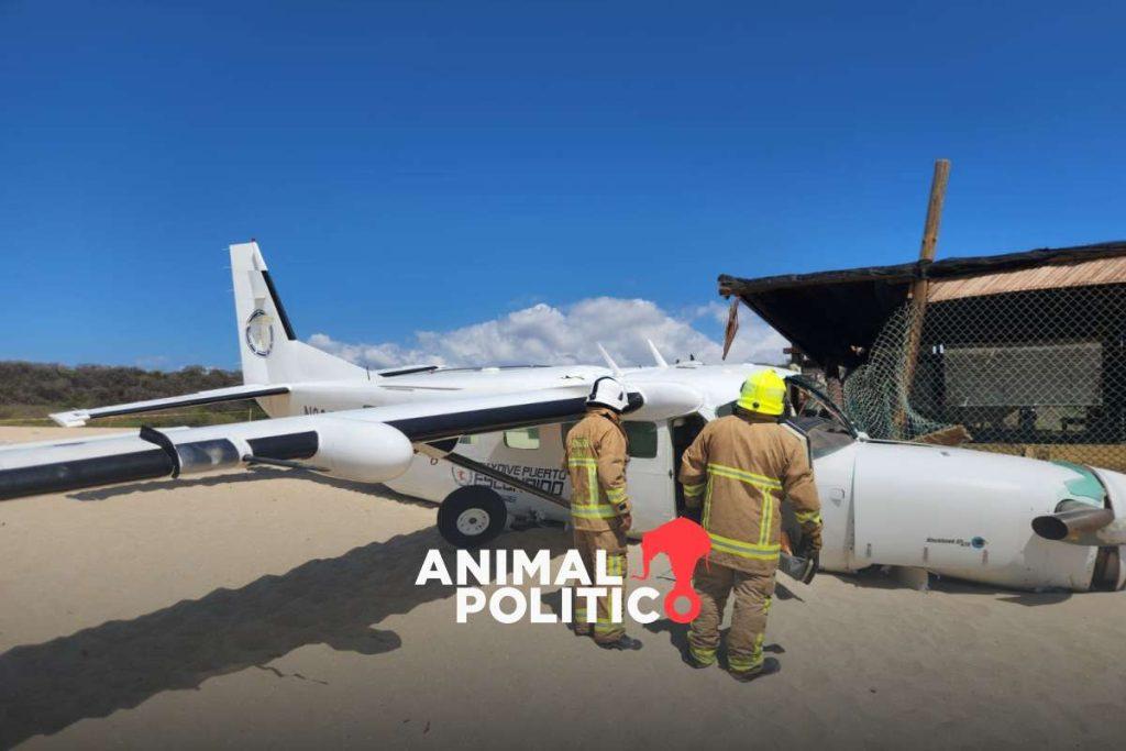 Oaxaca: Desplome de avioneta en Playa Bacocho de Puerto Escondido deja un muerto y 4 heridos