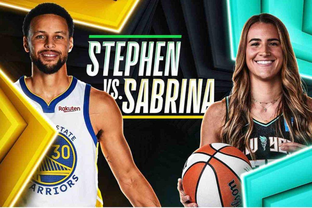 Steph Curry y Sabrina Ionescu: un hombre y una mujer se enfrentan en el Juego de Estrellas de la NBA