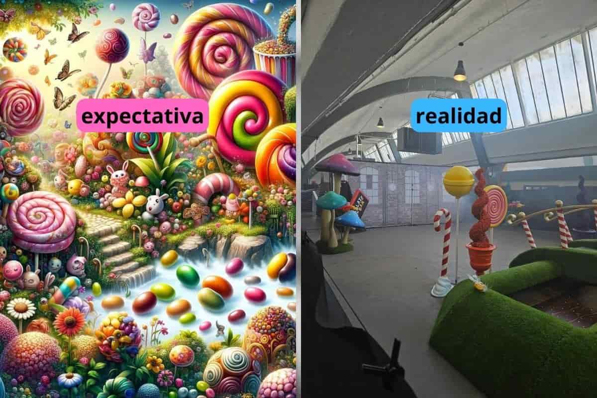La Willy Wonka Experience, un fraude que dejó a niños llorando y donde llegó hasta la policía