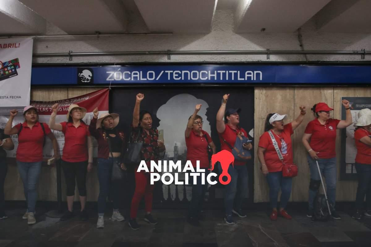 CNTE libera acceso al Metro y se reúne con Segob en CDMX; en Chiapas toman gasolineras