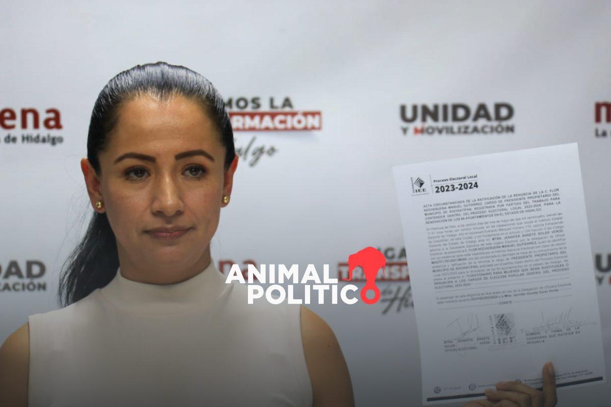 Declina candidata del PT a la alcaldía de Xochiatipan, Hidalgo; denuncia corrupción interna y regresa a Morena