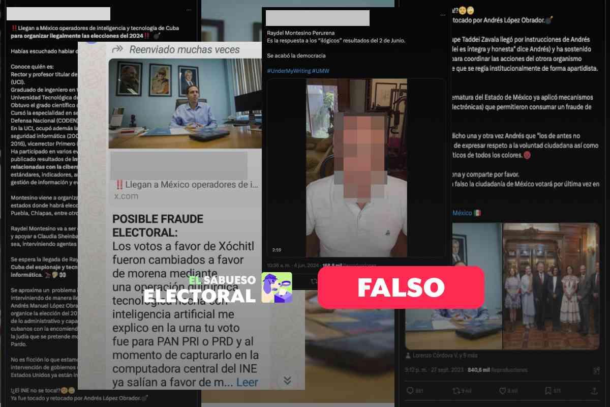 ¿Inteligencia Artificial cubana alteró los resultados electorales? Falso, es una teoría conspirativa