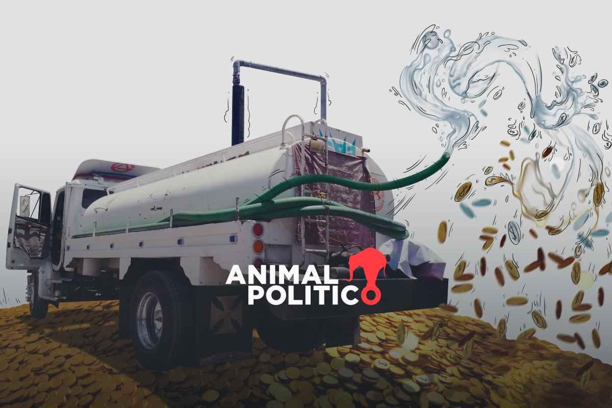 Escasez de agua en Ecatepec detona negocio de pipas particulares: vecinos pagan hasta 220 pesos por mil litros