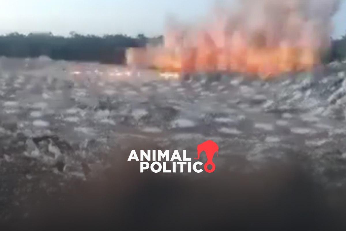 Activistas denuncian daños ambientales por uso de dinamita para extraer roca para obras del Tren Maya