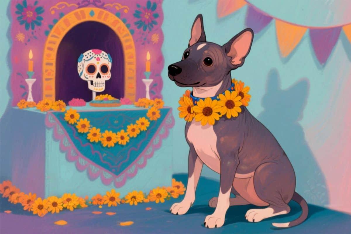 ¡Ya vienen en camino! 🕯️🐶🐱 ¿Cuándo se pone la ofrenda para mascotas y qué lleva?