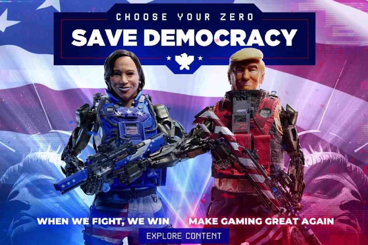 Hagan los videojuegos geniales otra vez: Trump y Kamala ahora tienen sus skins en este shooter