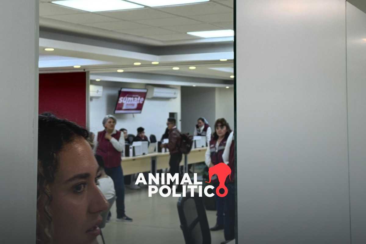 Morena instala módulo de afiliación en la Cámara de Diputados; legisladores niegan mal uso de las instalaciones