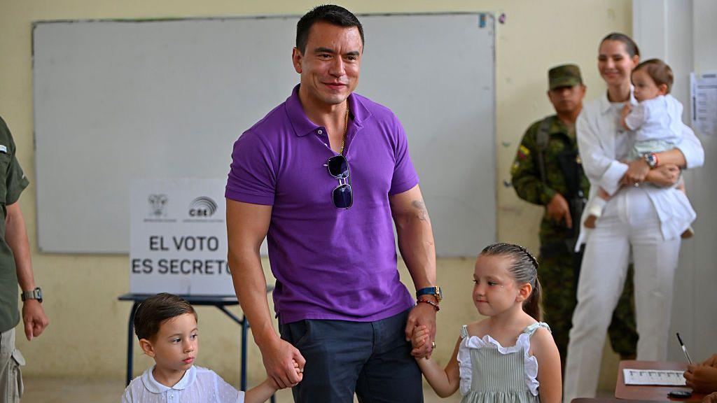 El presidente Daniel Noboa gana las elecciones en Ecuador y la opositora Luisa González desconoce los resultados