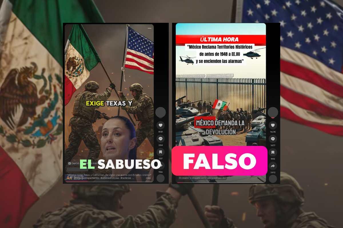 ¿México exigió a Estados Unidos que le devuelva los territorios de Texas y Arizona? Falso