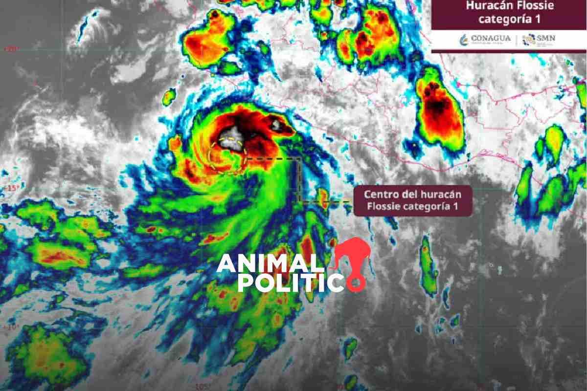 Flossie se convierte en huracán categoría 1 frente a las costas de Michoacán y Colima; esta es su trayectoria