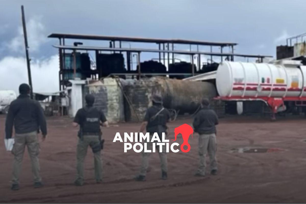 Decomisan 933 mil litros de petróleo crudo, vehículos y cisternas en Las Vigas de Ramírez, Veracruz