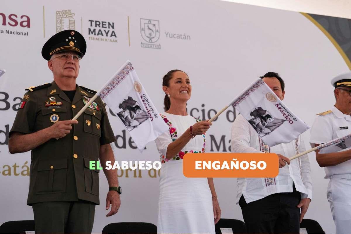 Sheinbaum afirma que el Tren Maya es rentable; reporta pérdidas en el primer trimestre de 2025