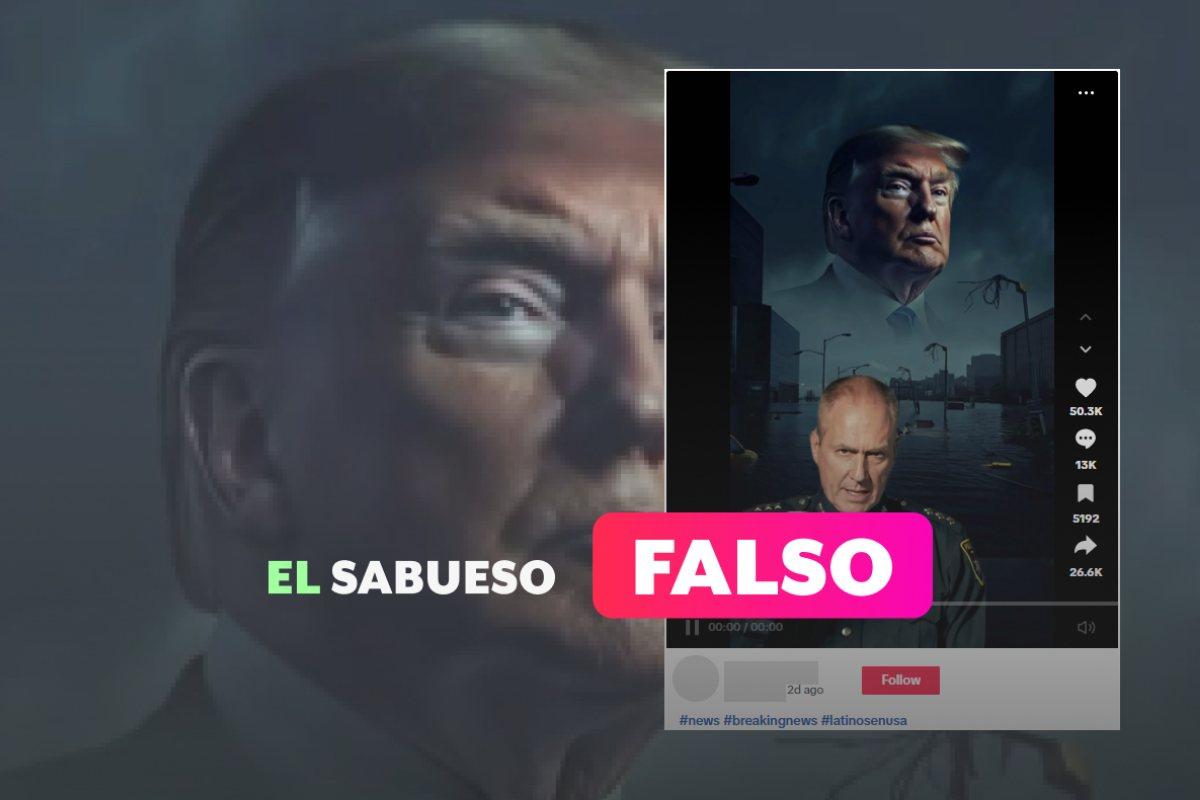 No hay evidencia de que Trump dijera que esperaba que en inundaciones de Texas “los muertos sean inmigrantes, no estadounidenses”