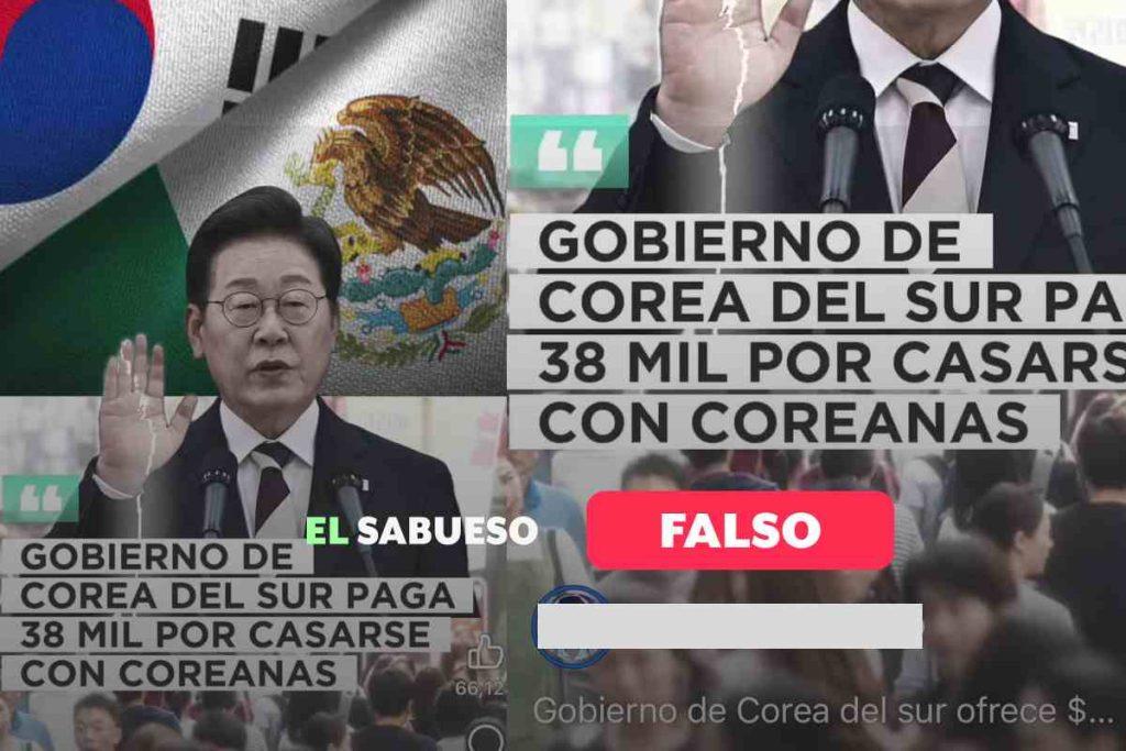 Es falso que Corea del Sur pague a los latinos por casarse con mujeres coreanas