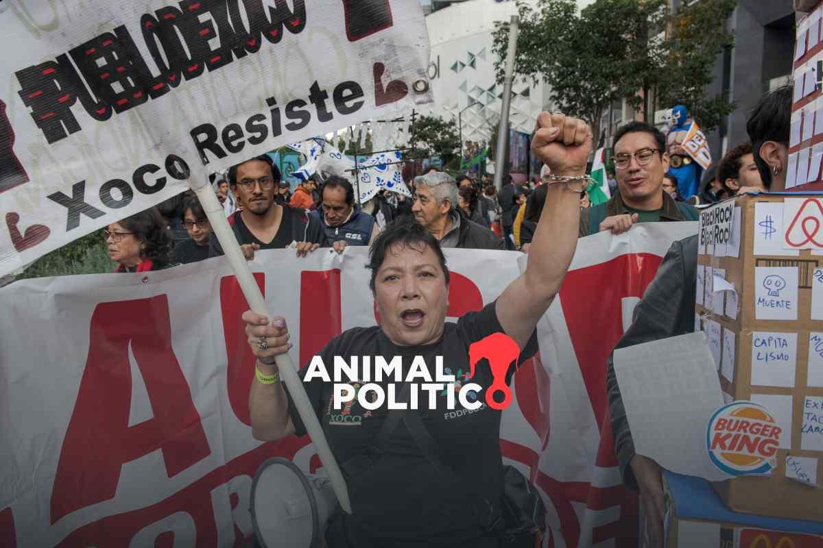 “Clausurado por gentrificar”: colectivos protestan contra Mitikah; anuncian nuevas acciones legales por megaproyecto