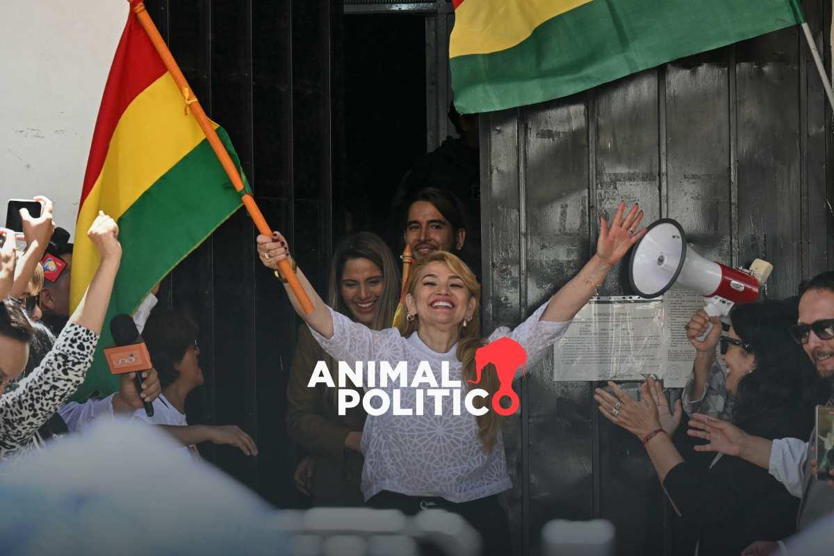 Expresidenta de Bolivia Jeanine Áñez sale de prisión tras haber estado arrestada cuatro años por un presunto golpe de estado
