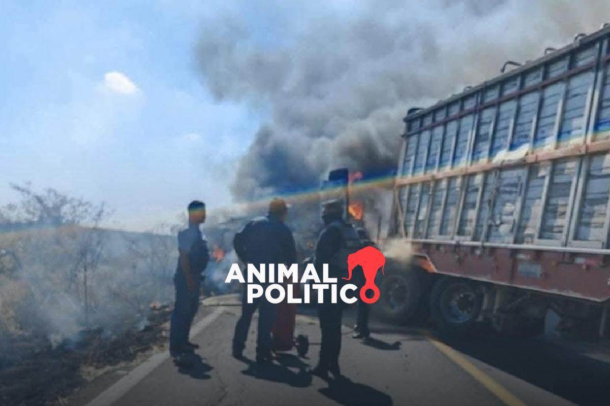 Operativo para detener a “objetivo prioritario” en Michoacán desata bloqueos y quema de vehículos