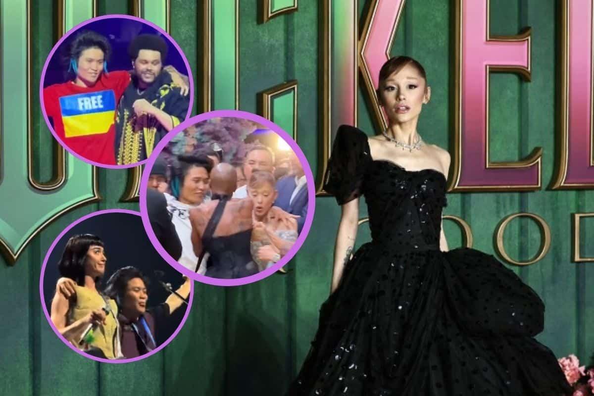 Fan que se aventó a Ariana Grande en premiere de “Wicked” es un “intruso en serie”