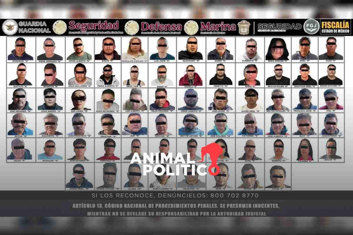 Edomex: Operación Senda contra el robo al transporte de carga deja 68 detenidos y 137 inmuebles asegurados