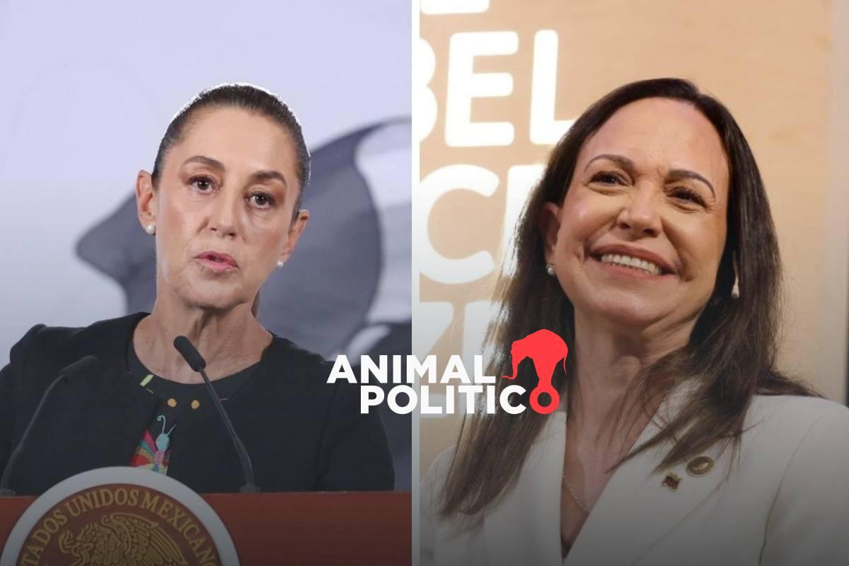 Por segunda vez, Sheinbaum evita pronunciarse sobre Nobel de la Paz a María Corina Machado; reitera postura de “no intervención”