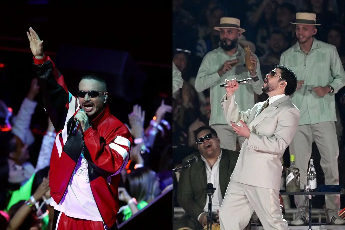 Bad Bunny y J Balvin arreglan diferencias en concierto en la CDMX