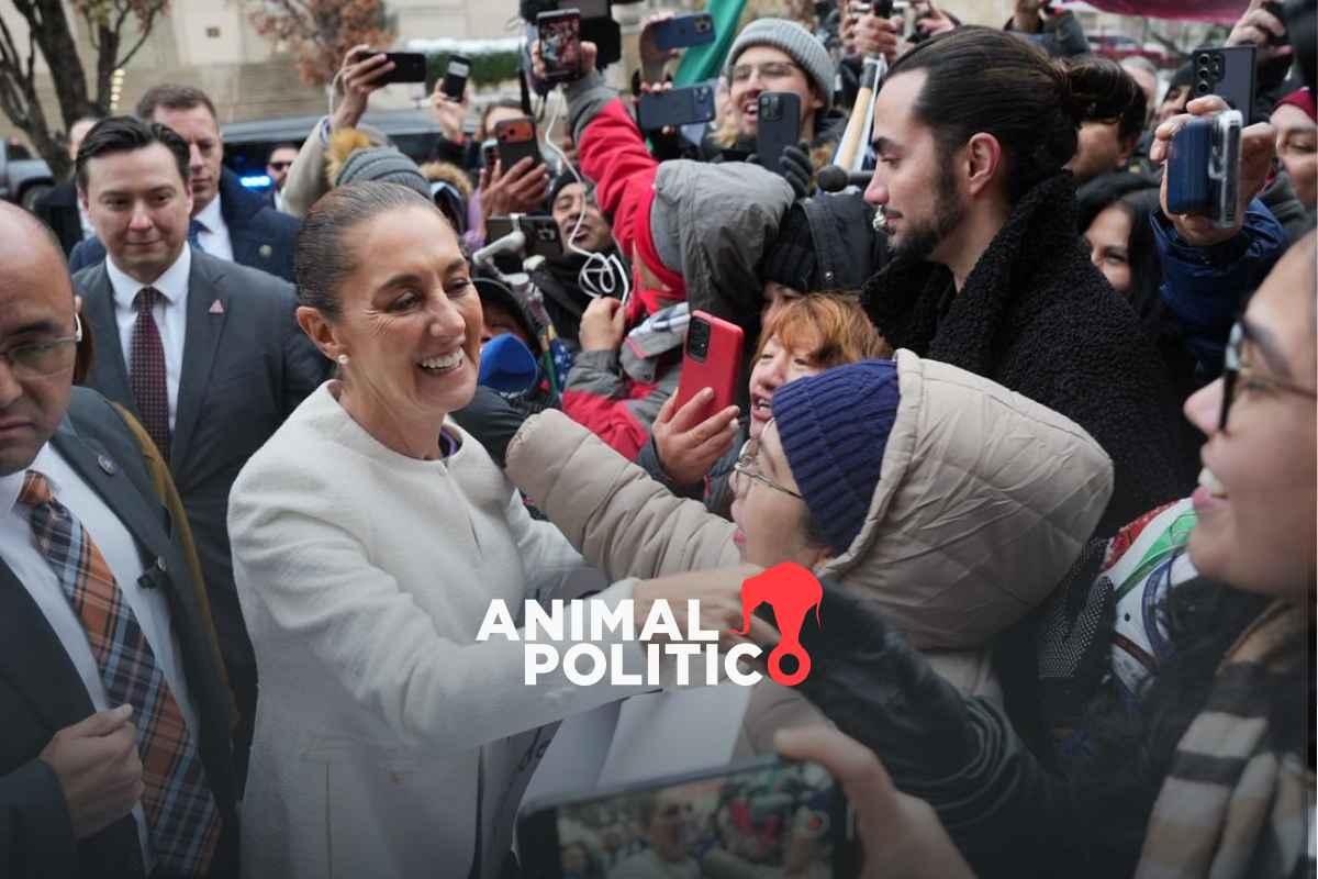 “Queremos un buen trato para mexicanos en EU”, Sheinbaum se reúne con conacionales en Washington