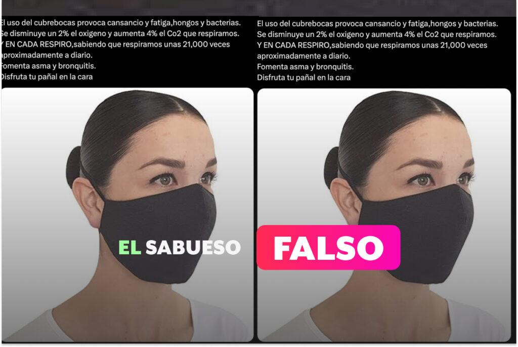 Usar cubrebocas no causa deficiencia de oxígeno, asma ni bronquitis