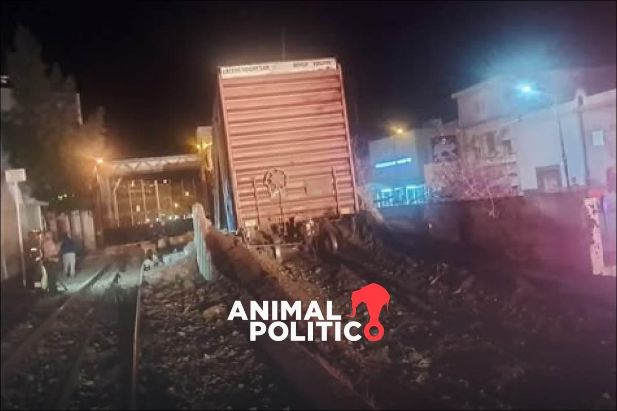Vagón de tren recorre 4 km sin control en Nogales, Sonora; es descarrilado antes de llegar a la frontera con EU