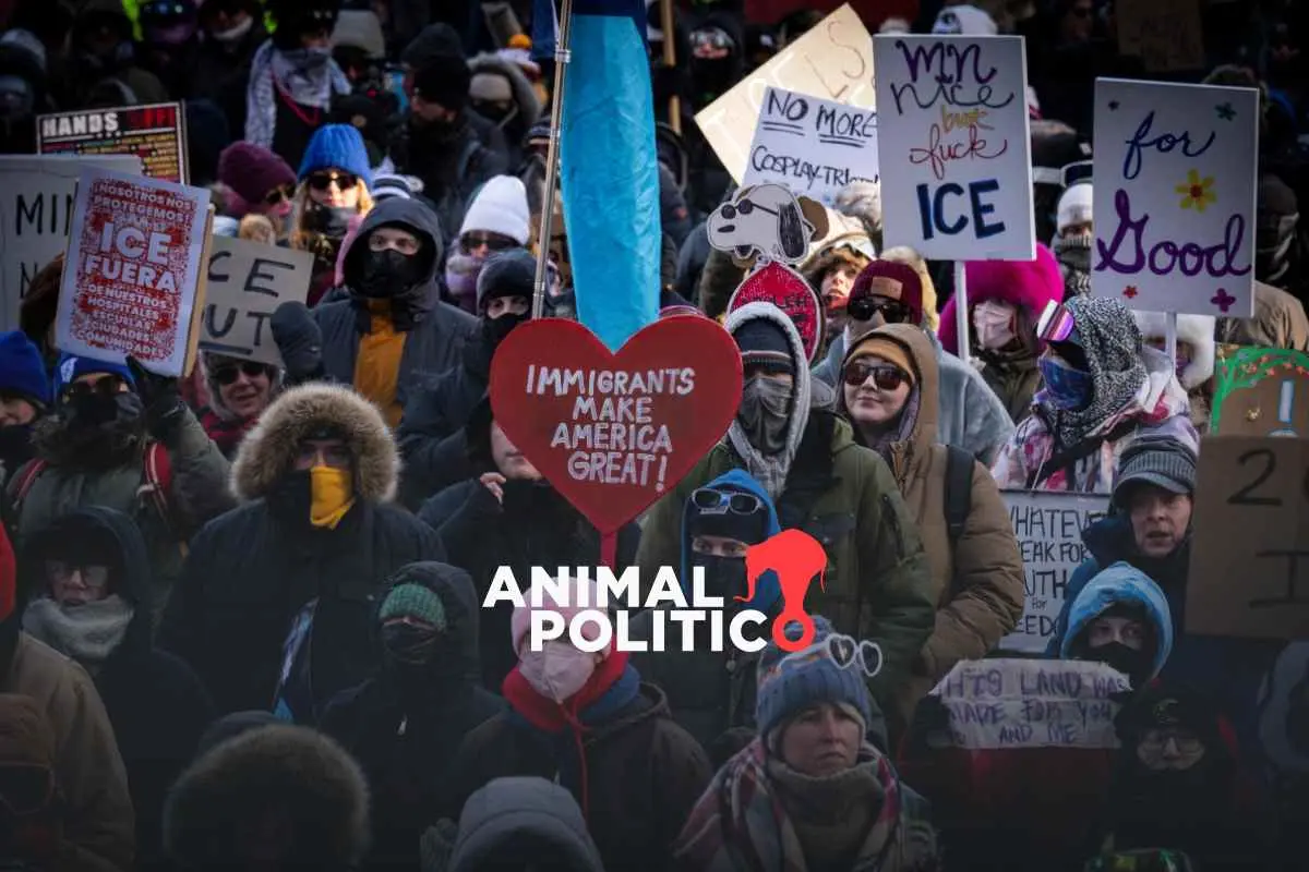 Ciudadanos desafían redadas antiinmigración en Mineápolis y protestan contra la detención de un niño de cinco años