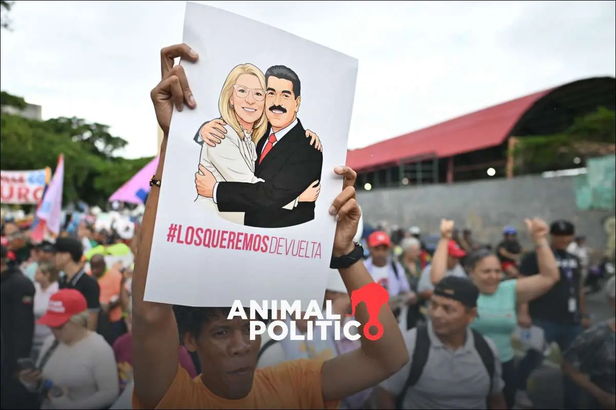 “¡Maduro y Cilia son nuestra familia!”: marchan chavistas en Venezuela; exigen liberación del presidente y su esposa