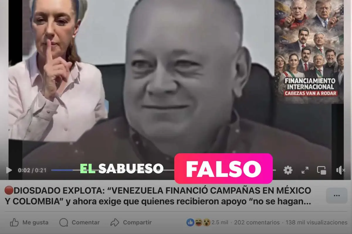 Diosdado Cabello no dijo que ayudó en las elecciones de México y Colombia