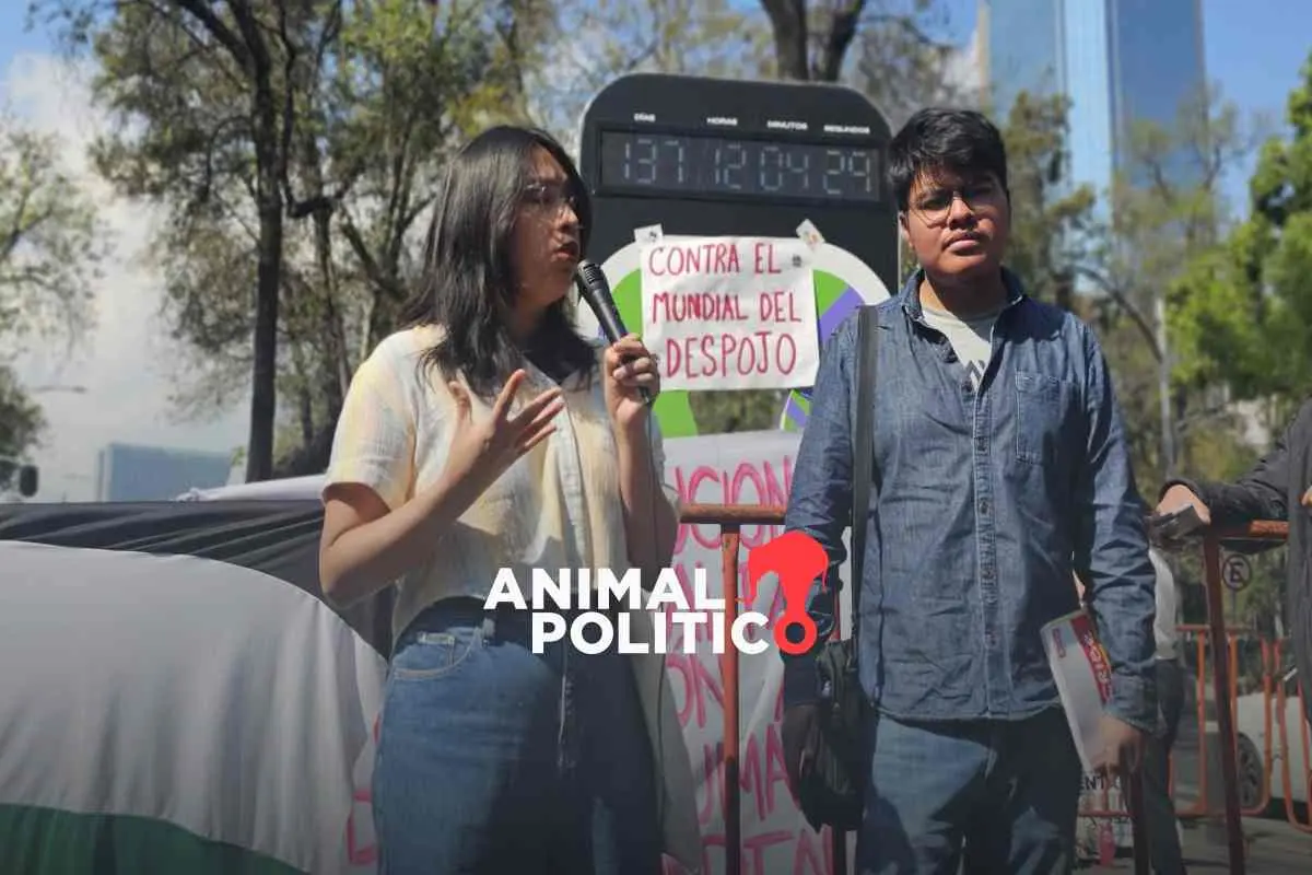 Vecinos protestan “contra el mundial del despojo”; denuncian turistificación de CDMX previo al torneo de la FIFA