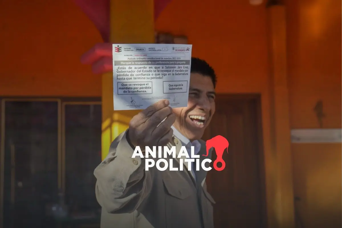 Revocación de mandato en Oaxaca: 58 % votaron a favor de que Salomón Jara siga; participación se queda por debajo de 40 %