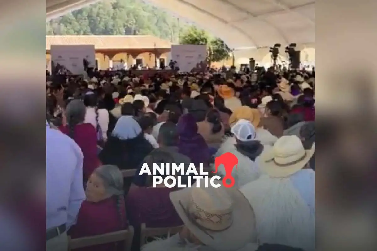 Más de dos mil personas de comunidades indígenas de Chiapas se reúnen para ver la primera sesión en territorio de la Corte